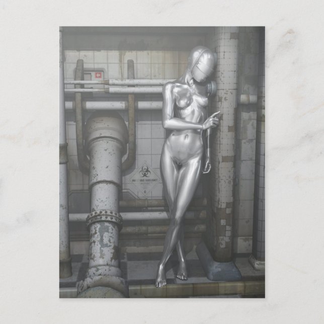 Robotwoman Postcard (Front)