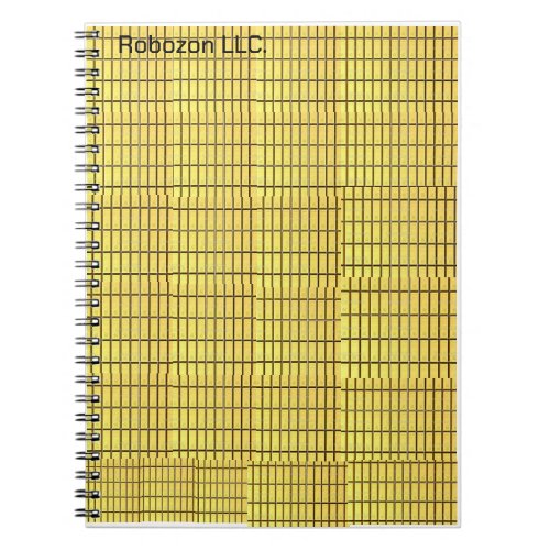 Robozon LLC Gold Notebook