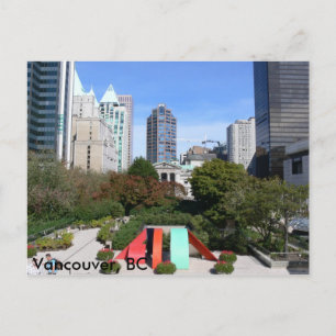 Robson Square Vancouver, BC Postcard