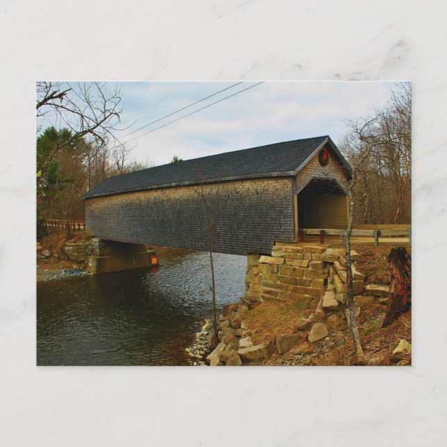 Robyville Covered Bridge, Corinth, Maine III Postcard (Front)