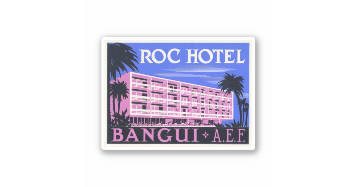 Vintage Majestic Hotel Alexandria Egypt Luggage Label 