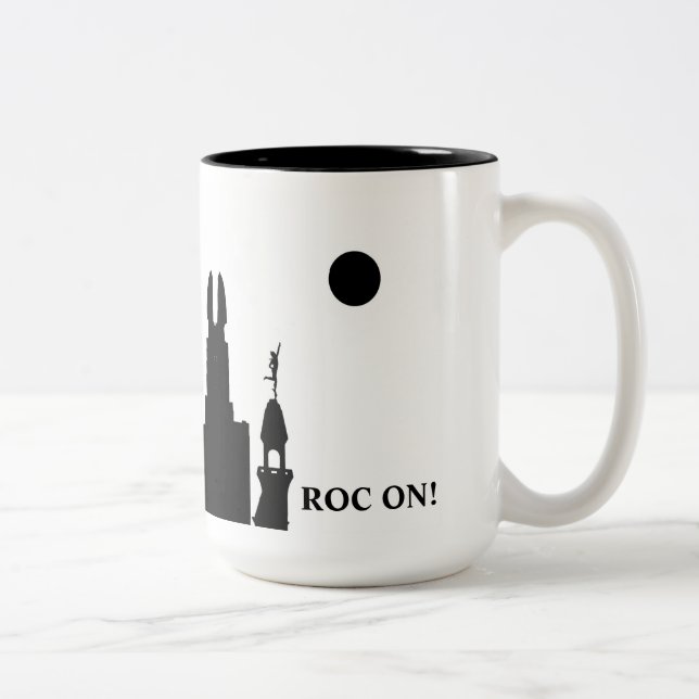 ROC ON! Two-Tone COFFEE MUG (Right)