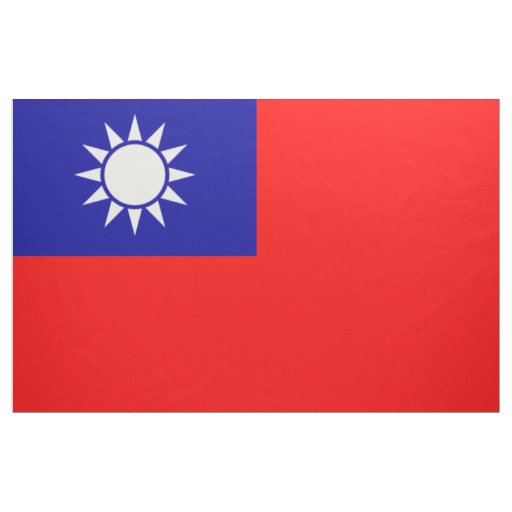 ROC Taiwan - Taiwanese Flag - 中華民國國旗 - 青天白日滿地紅 Fabric