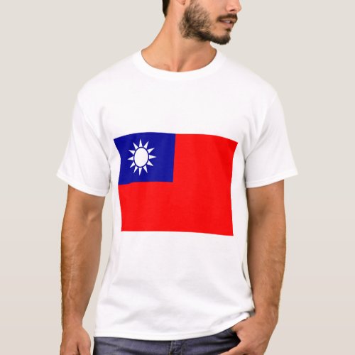 ROC Taiwan _ Taiwanese Flag _ 中華民國國旗 _ 青天白日滿地紅 T_Shirt