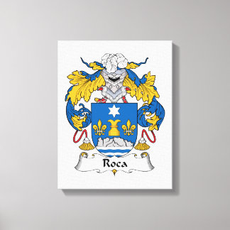 Roca Family Crest Canvas Print