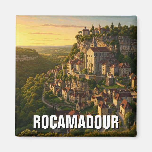 Rocamadour France Travel Magnet (Front)