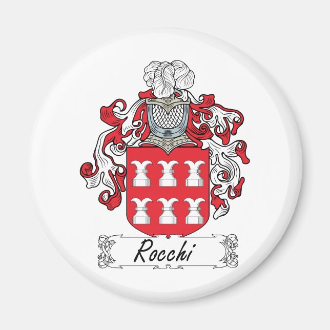 Rocchi Family Crest Magnet (Front)