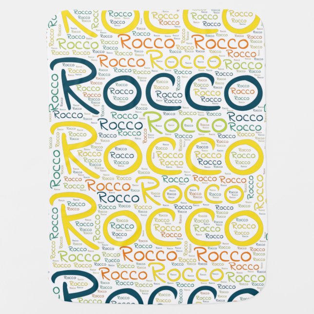 Rocco Baby Blanket (Front)