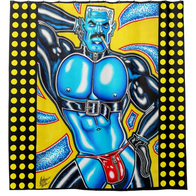 Rocco/Marquee Lights Shower Curtain (Front)