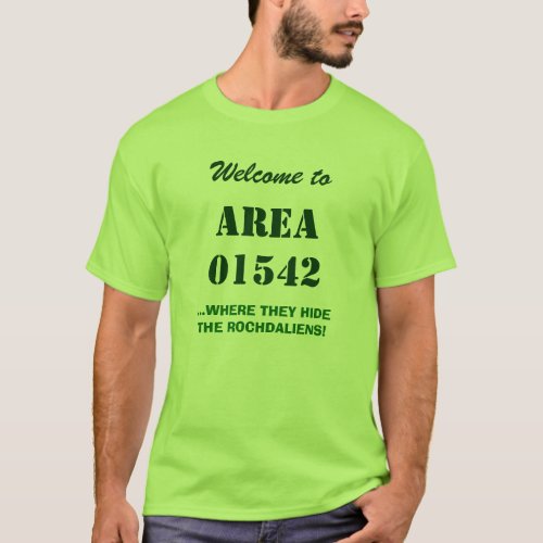 Rochdale MA aka AREA 01542 Rochdaliens T_Shirt