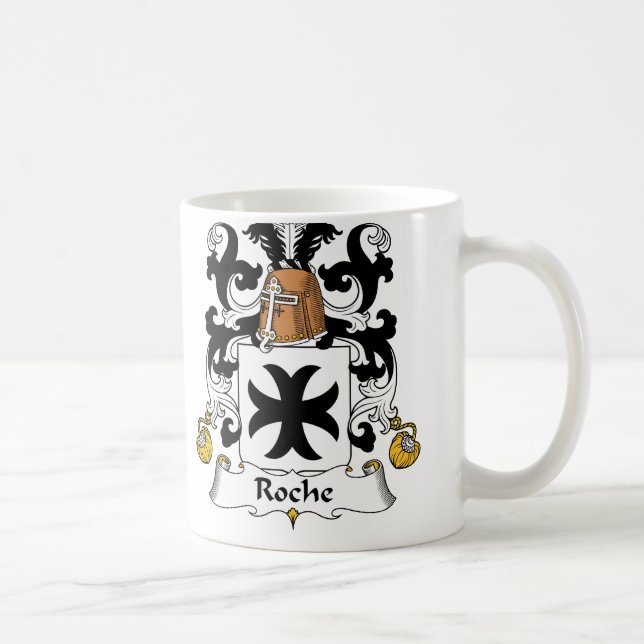 Roche Family Crest Coffee Mug (Right)