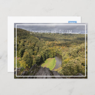 Rocher du Hat Famous View, Belgium Holiday Postcard