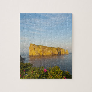 Rocher Perce (Perce Rock), Quebec, Canada. Jigsaw Puzzle