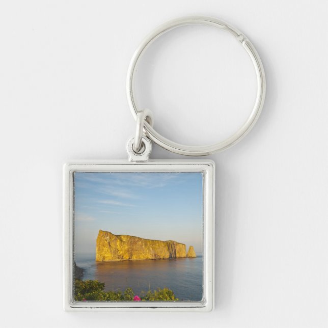 Rocher Perce (Perce Rock), Quebec, Canada. Keychain (Front)