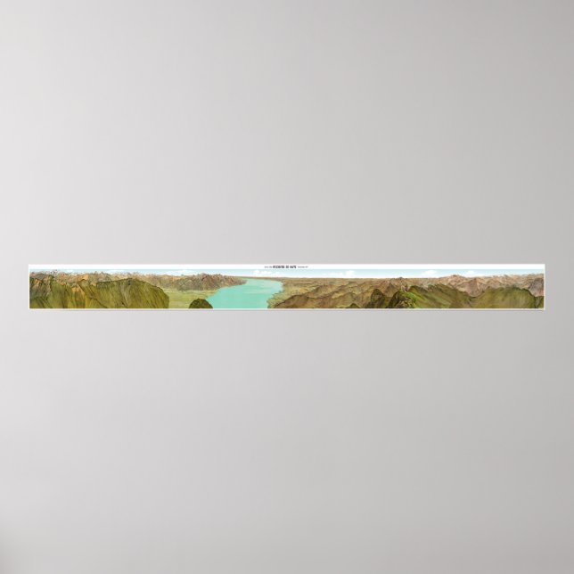 ROCHERS-DE-NAYE Swiss Alps Panorama 360° Poster (Front)