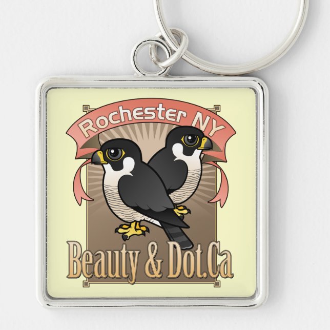 Rochester Beauty & Dot.Ca Keychain (Front)