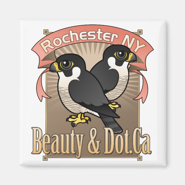 Rochester Beauty & Dot.Ca Magnet (Front)