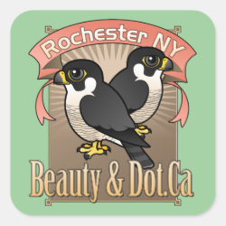Rochester Beauty & Dot.Ca Square Sticker