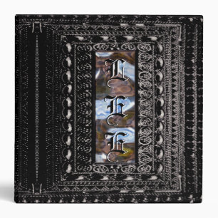 Rochester Dark Customizable 3 Ring Binder