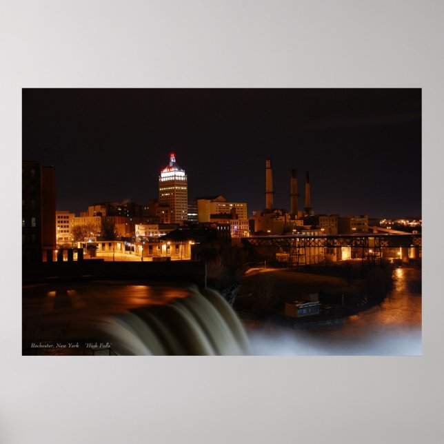 Rochester High Falls Poster (Front)