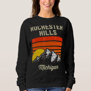 Rochester Hills Michigan Hometown City State Usa Sweatshirt