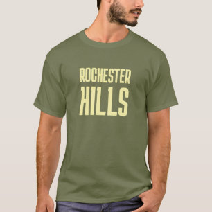 Rochester Hills Michigan Printed T-Shirt
