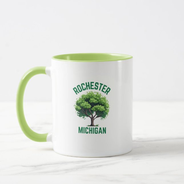 Rochester Michigan Hometown Coffee Mug (Left)