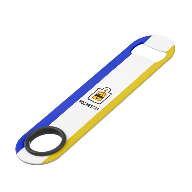 Rochester (New York) City flag  Bar Key (Front Angled)