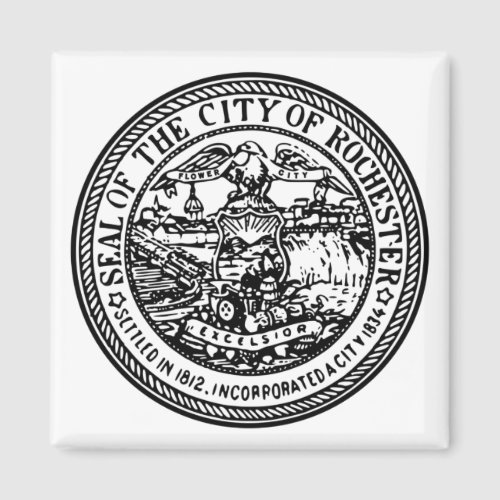 Rochester New York City Seal Magnet