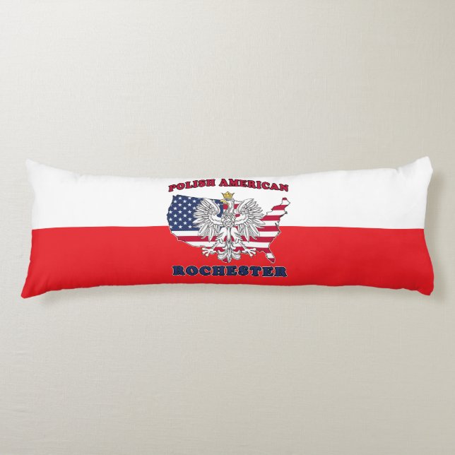 Rochester New York Polish Body Pillow (Front)