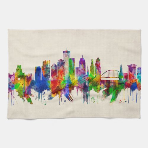 Rochester New York Skyline Kitchen Towel