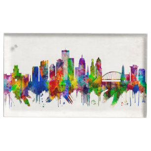 Rochester New York Skyline Place Card Holder