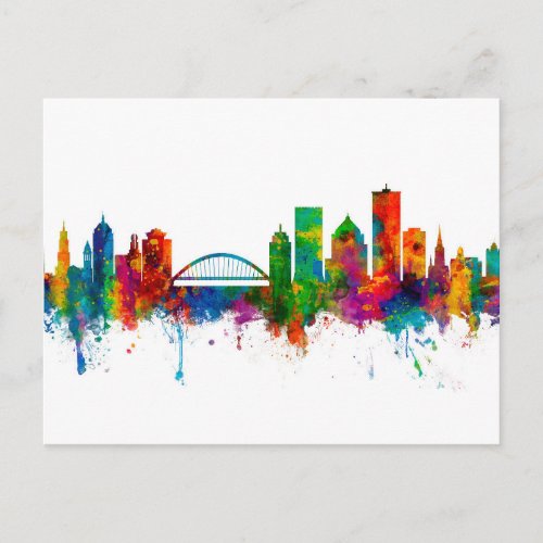 Rochester New York Skyline Postcard