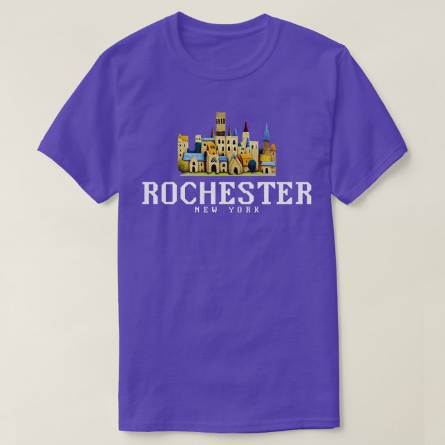 Rochester New York T-Shirt (Design Front)