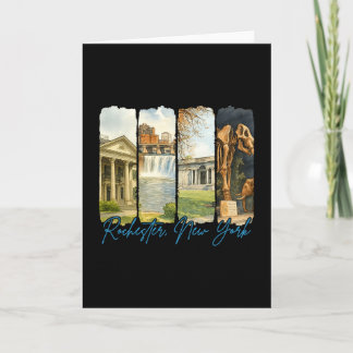 Rochester New York Traveling Brushstroke Souvenir Card