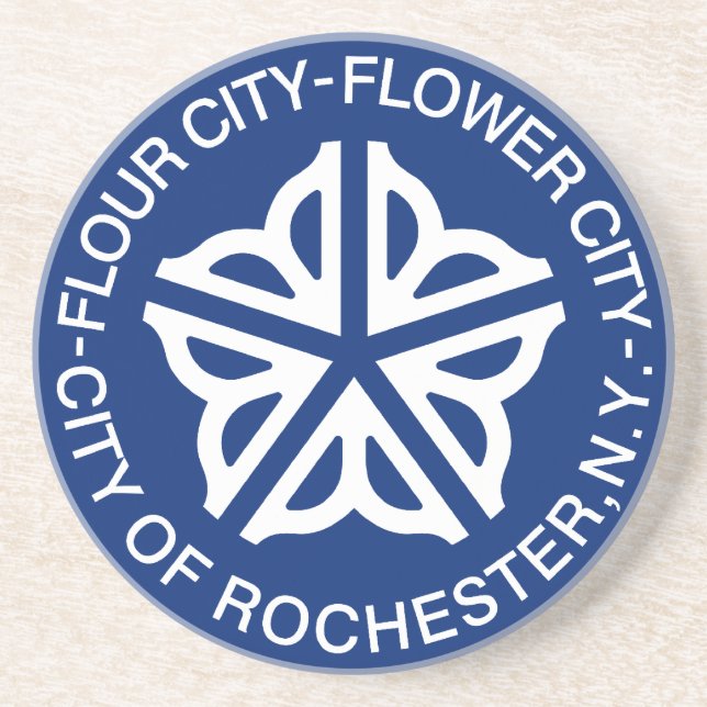 Rochester, New York, United States Sandstone Coaster (Front)