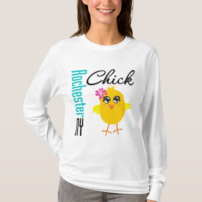 Rochester NY Chick T-Shirt (Front)