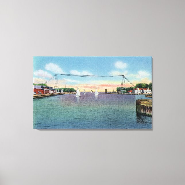 Rochester Port and NY Naval Militia Canvas Print (Front)