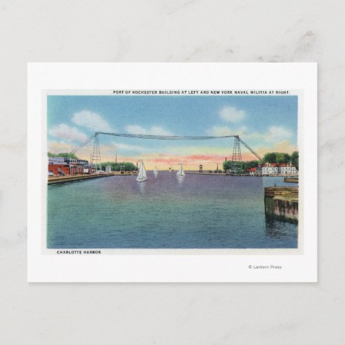 Rochester Port and NY Naval Militia Postcard