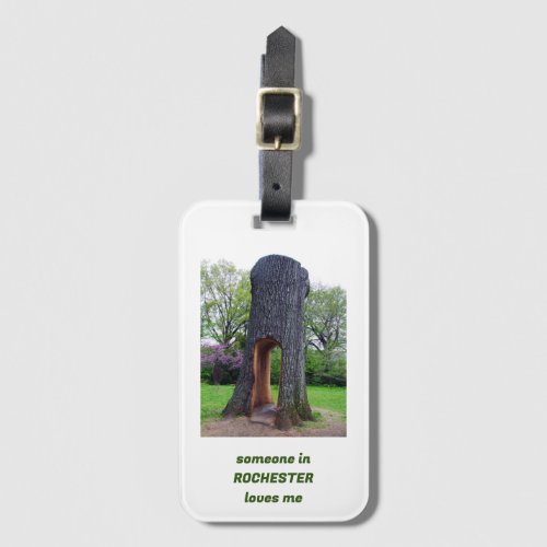 Rochester Tree  Luggage Tag