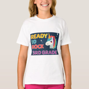 Rock 3rd Grade Unicorn T-Shirt
