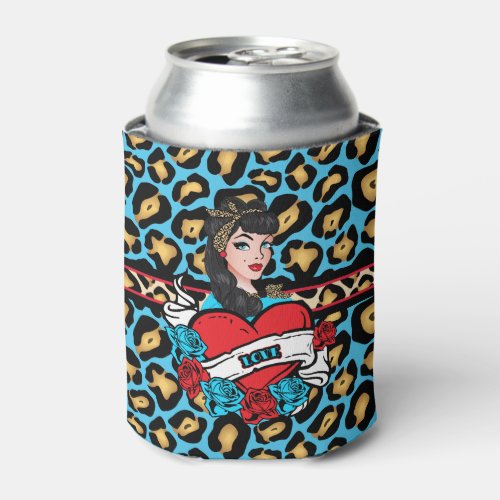 Rock_A_Billy Pin_up Can Cooler