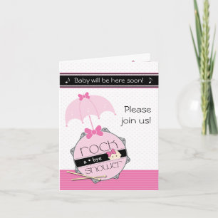 Rock a Bye Baby Shower Invitation