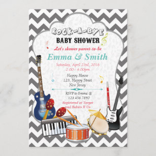 Rock-A-Bye Baby Shower Invitation