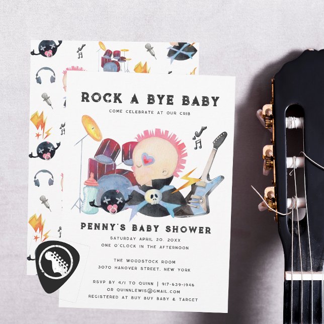 Rock A Bye | Rock & Roll Baby Shower (Creator Uploaded)