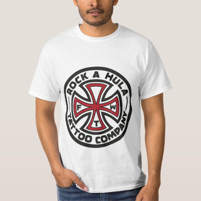 Rock a Hula Tattoo T-Shirt (Front)