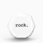 rock. acrylic award<br><div class="desc">dirtyword.net - dirty, funny, offensive, rude, and obnoxious gifts.</div>