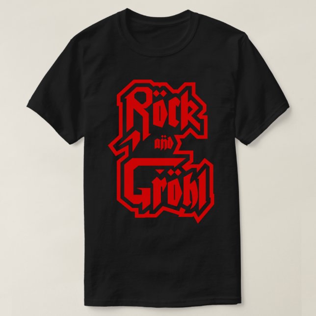 Rock and GROHL T-Shirt (Design Front)