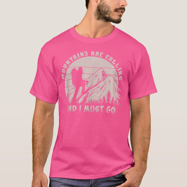 Rock And Mountain Climbing For Outdoor Lovers T-Shirt (Front)