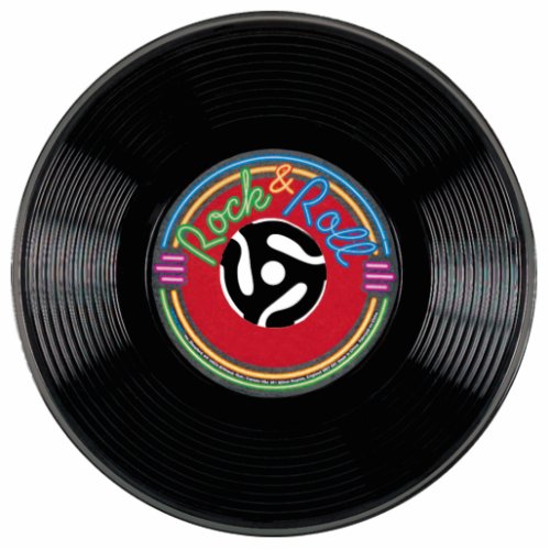 Rock and Roll 45 rpm Record Sculpture